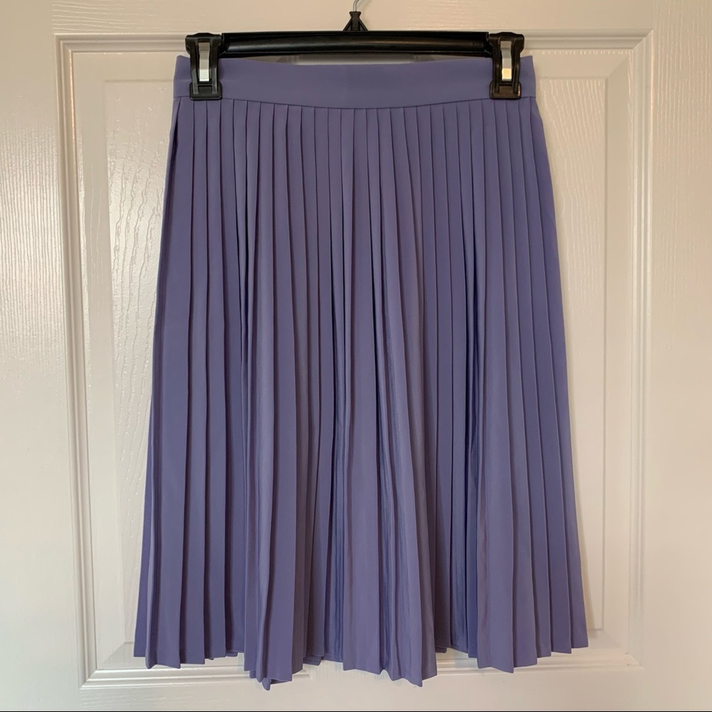 American Apparel Lavender Pleated Midi Dress Size XS